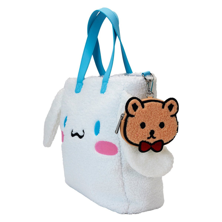 Cinnamoroll Sherpa Tote Bag with Coin Bag | Anime Bag | Neko Alley Anime