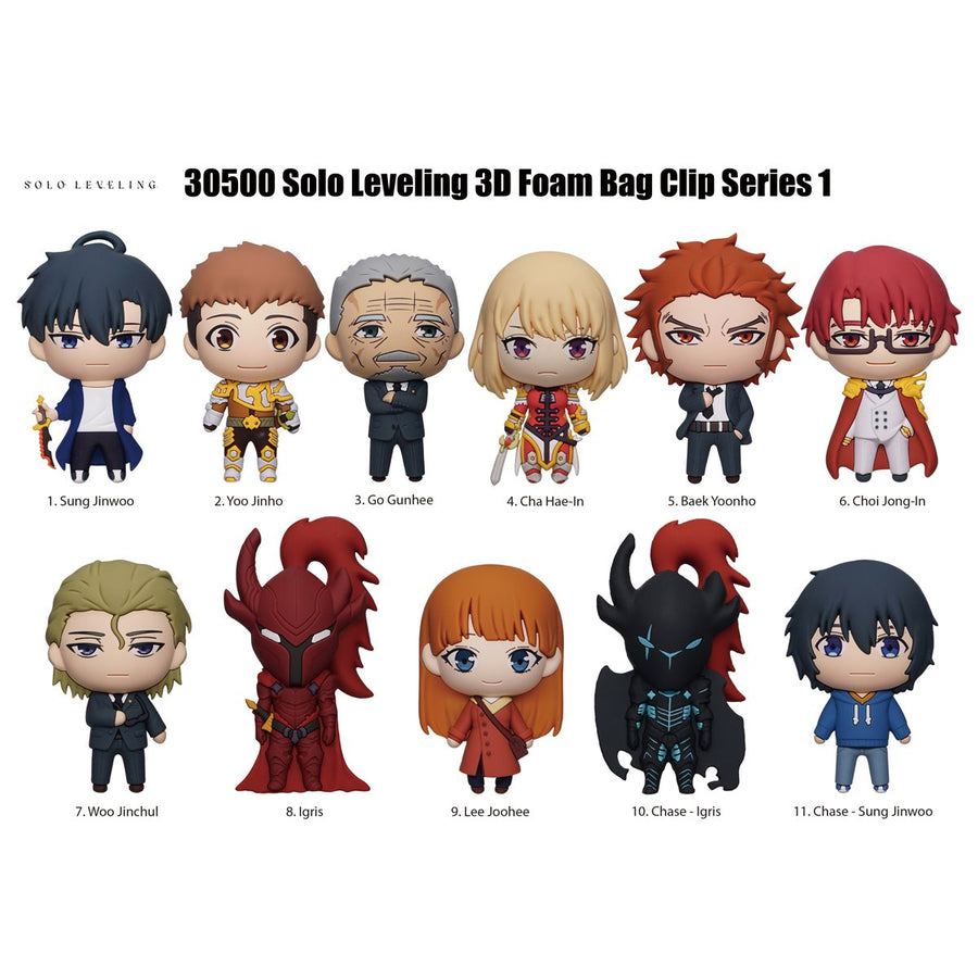 Solo Leveling 3D Foam Bag Clip Blind Box | Anime Figure | Neko Alley Anime