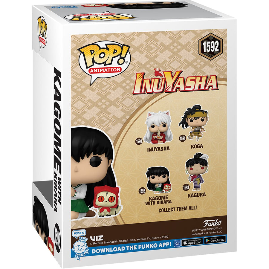 Inuyasha Kagome with Kirara Funko Pop! Vinyl Figure #1592 & Buddy | Anime Figure | Neko Alley Anime