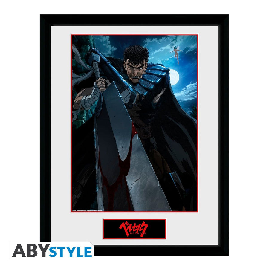 Berserk Guts Framed Print | Anime Framed Poster | Neko Alley Anime