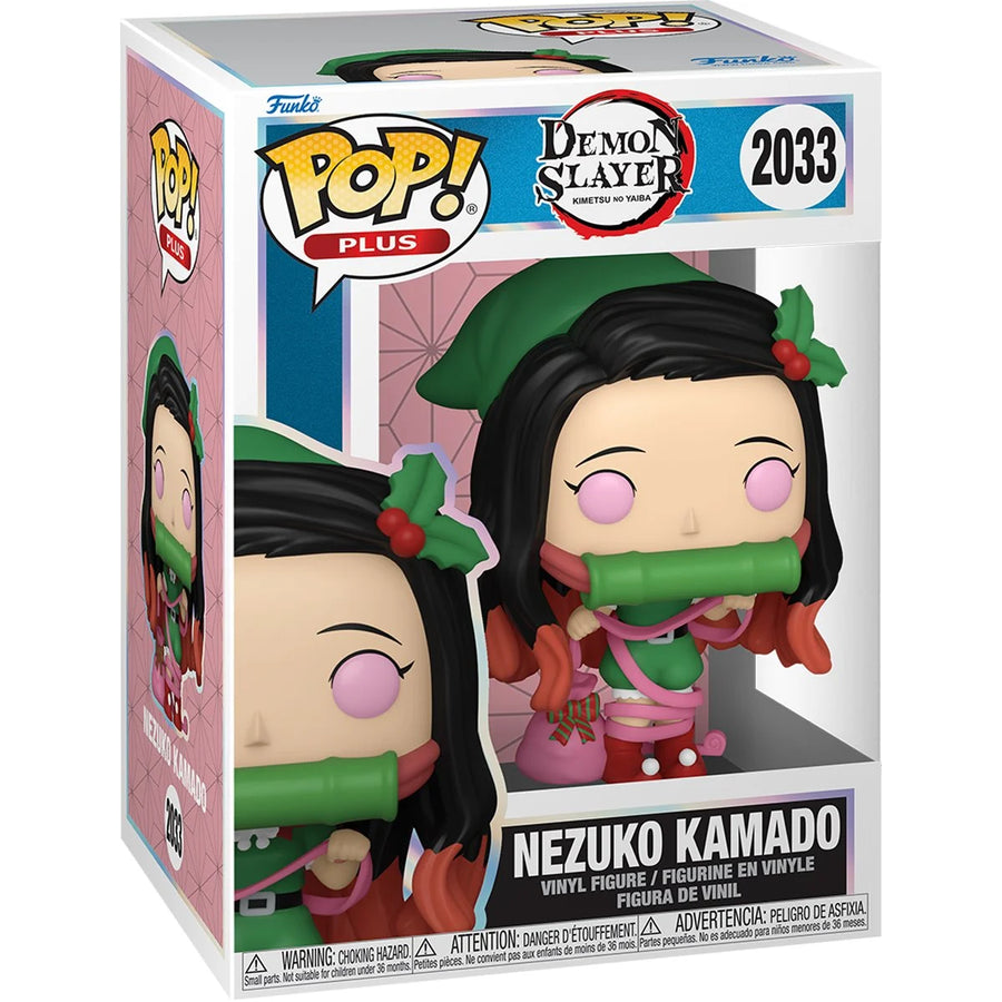 Demon Slayer Nezuko Kamado (Holiday) Funko Pop! Vinyl Figure Plus #2033 | Anime Figure | Neko Alley Anime