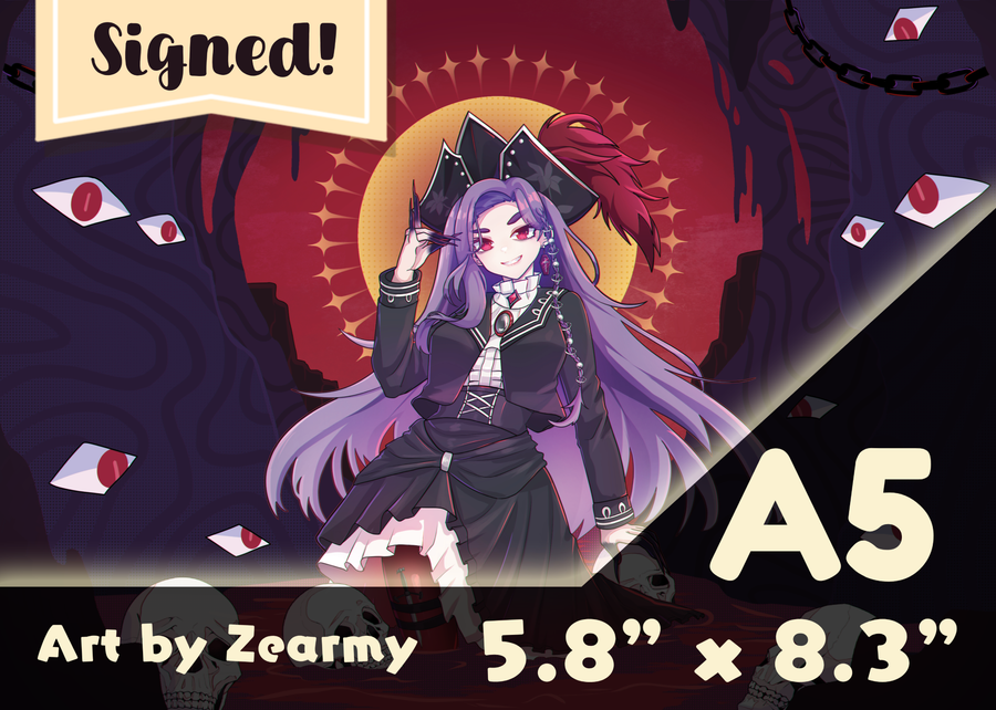 Full Blooded A5-size Print (autographed) | Anime Poster | Neko Alley Anime