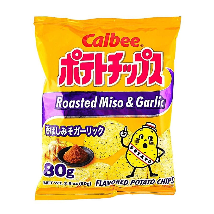 Calbee Potato Chips Roasted Miso & Garlic