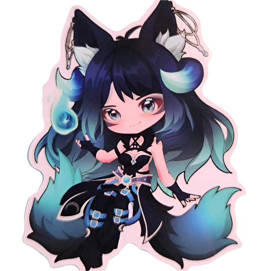 Kitsu Moonvale Chibi Sticker