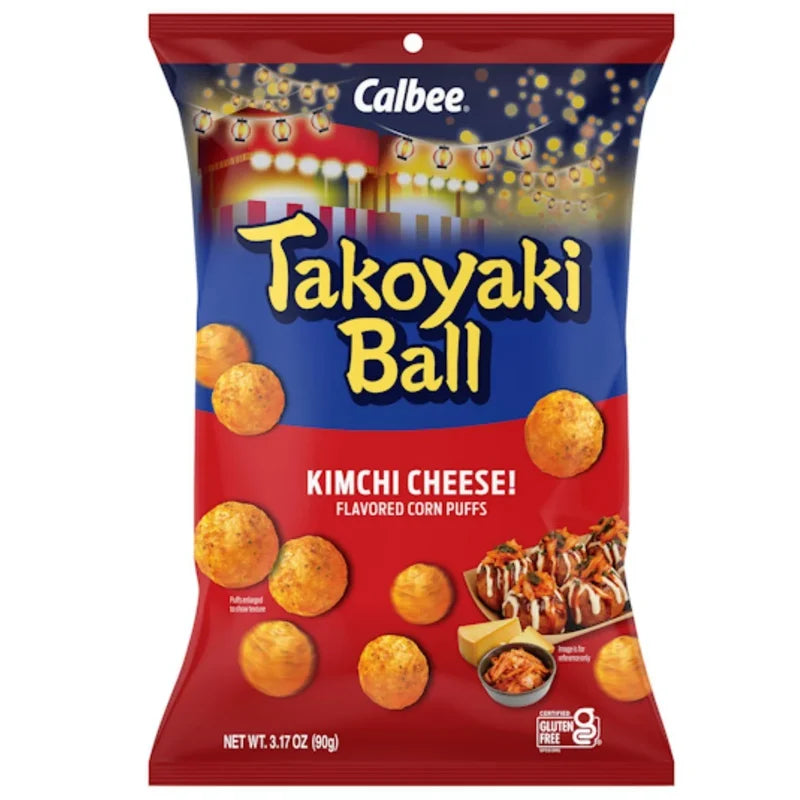Calbee Takoyaki Balls Kimchi Cheese