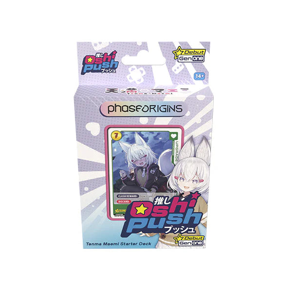 Oshi Push: Phase Origins - Tenma Maema Starter Deck | Anime Collectible Cards | Neko Alley Anime
