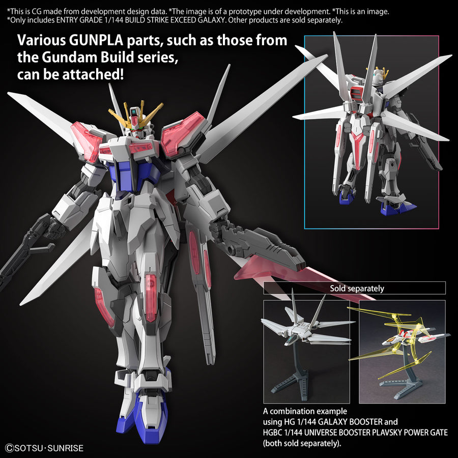 Gundam Build Strike Exceed Galaxy EG 1/144 Model Kit | Anime Figure | Neko Alley Anime