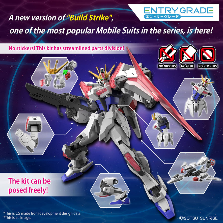 Gundam Build Strike Exceed Galaxy EG 1/144 Model Kit | Anime Figure | Neko Alley Anime