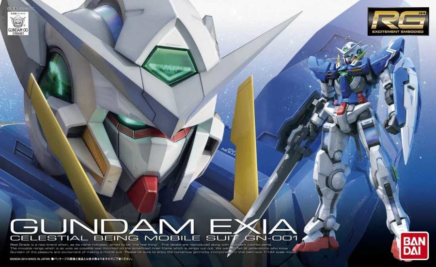 Gundam Exia 15 RG Model Kit | Anime Figure | Neko Alley Anime