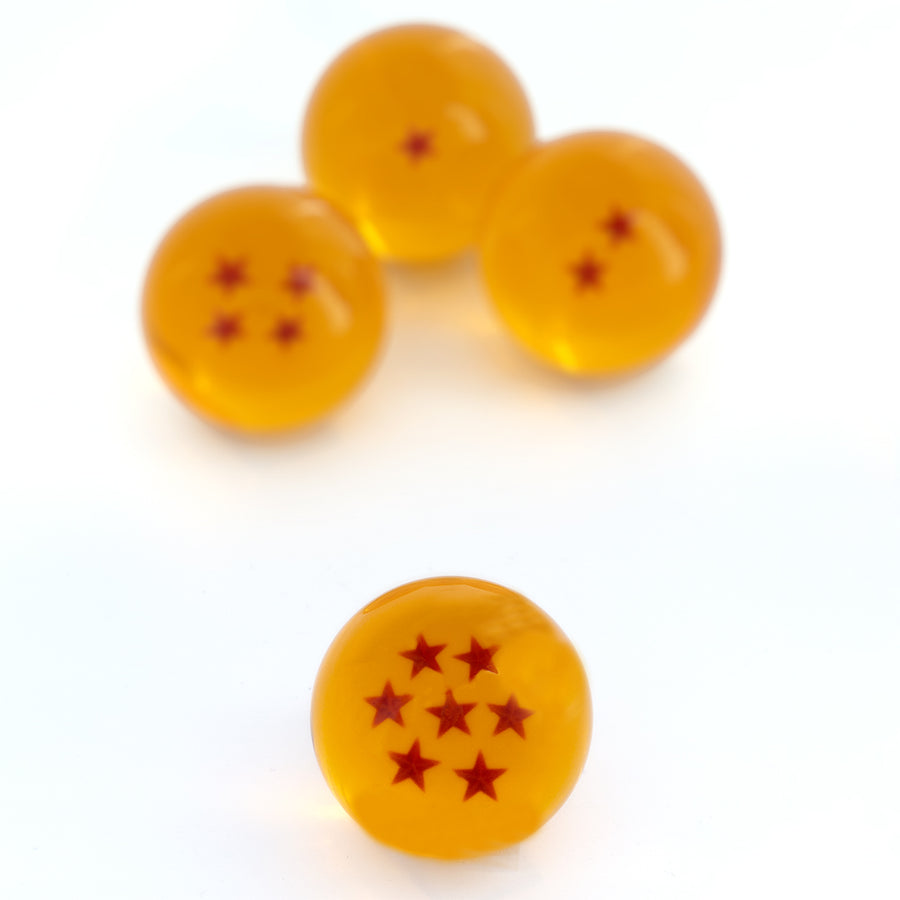 Dragon Ball Z 7pc Acrylic Dragon Balls & Radar Tin Set | Anime Stationary / Home | Neko Alley Anime
