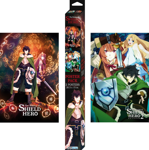 The Rising of the Shield Hero Boxed Poster Set - Neko Alley Anime