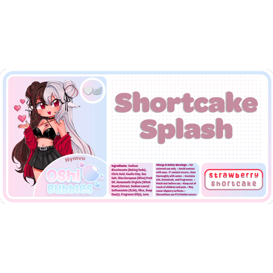 Nym's Shortcake Splash | Anime Bath Bomb | Neko Alley Anime