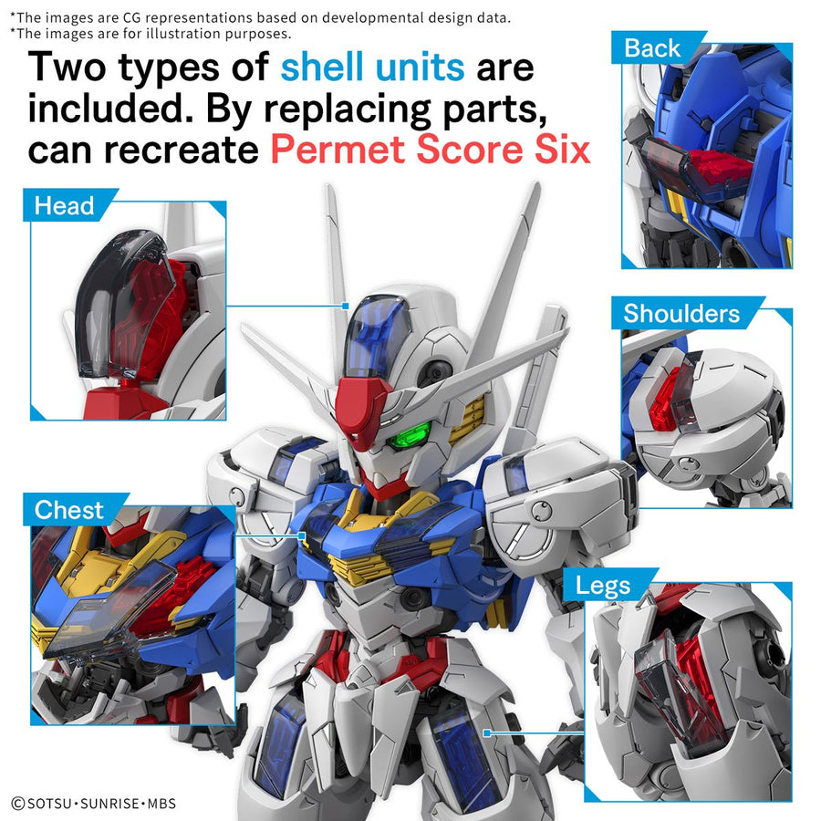Gundam Aerial MGSD Model Kit | Anime Figure | Neko Alley Anime