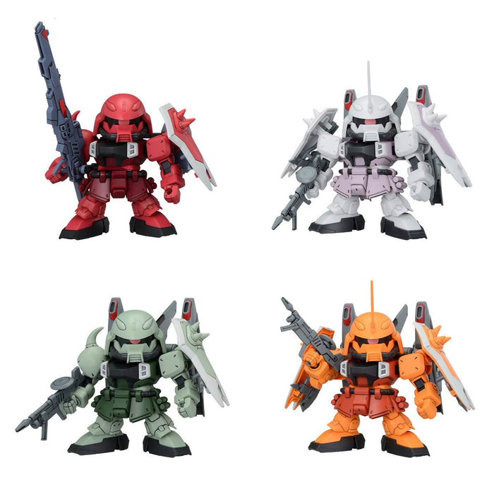 Gundam SD BB Senshi ZGMF Zaku Series Model Kit Set