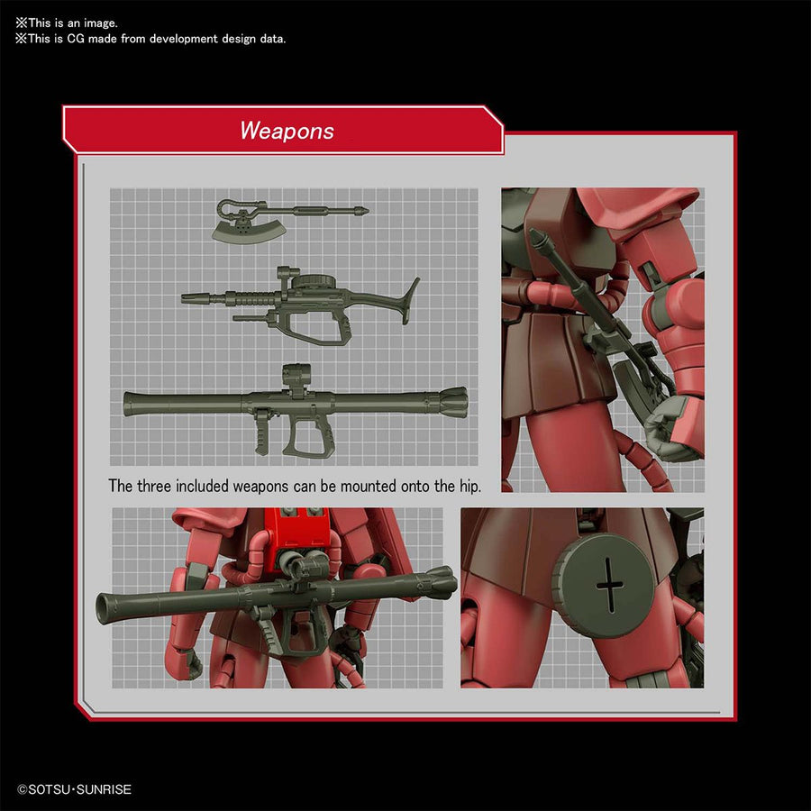 Gundam MS-O6S Char's Zaku II HG 1/144 Model Kit | Anime Figure | Neko Alley Anime