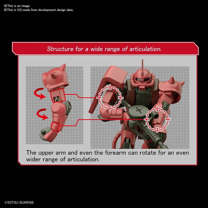 Gundam MS-O6S Char's Zaku II HG 1/144 Model Kit