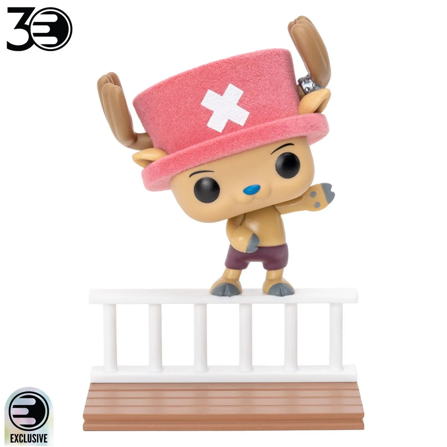 One Piece Straw Hat Pirates Tony Tony Chopper Flocked Funko Pop! Vinyl Figure #2332 Entertainment Earth Exclusive