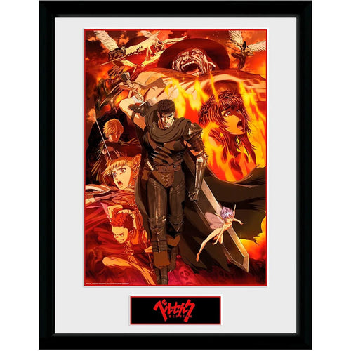 Berserk Collage Framed Print | Anime Framed Poster | Neko Alley Anime