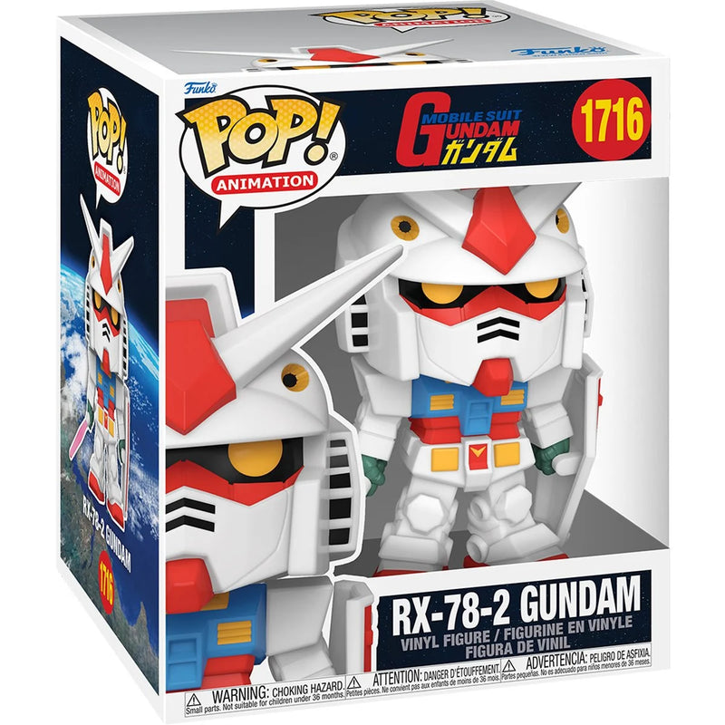Mobile Suit Gundam RX-78-2 Gundam Super 6 1/4-Inch Funko Pop! Vinyl Figure #1716 | Anime Figure | Neko Alley Anime