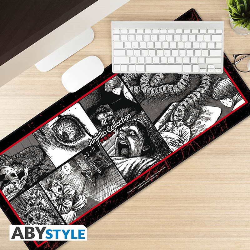 Junji Ito Gaming Mouse Pad XXL Honored Ancestor 35" x 16" | Anime Mouse Pad | Neko Alley Anime