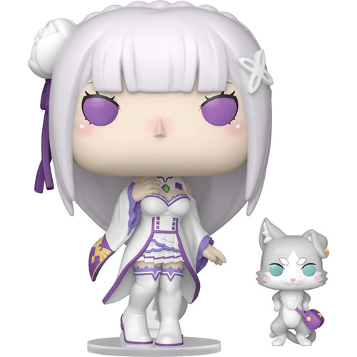 RE: Zero - Starting Life in Another World Emilia with Puck Funko Pop! Vinyl Figure and Buddy #2112 | Anime Figure | Neko Alley Anime