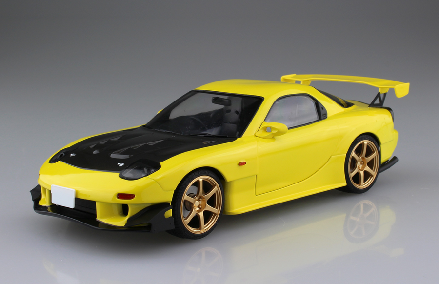 Initial D Takahashi Keisuke FD3S RX-7 Project D 1/24 Model Kit | Anime Model Kit | Neko Alley Anime