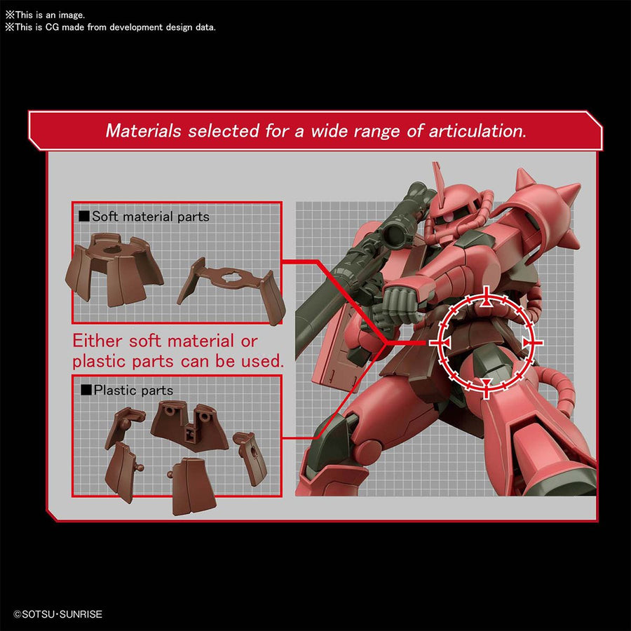 Gundam MS-O6S Char's Zaku II HG 1/144 Model Kit | Anime Figure | Neko Alley Anime