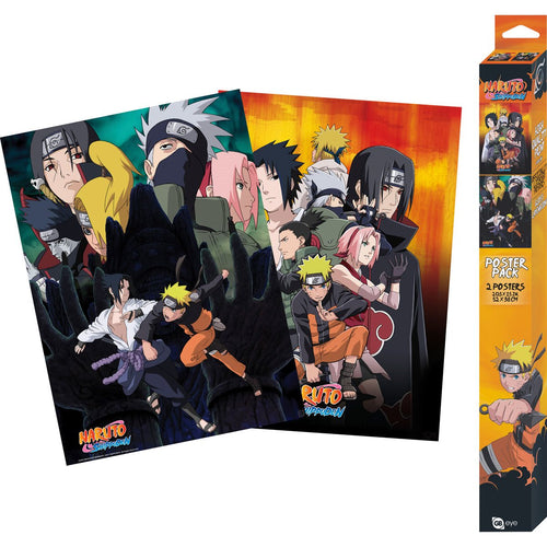 Naruto Shippuden Shinobi Boxed Poster Set | Anime Poster | Neko Alley Anime