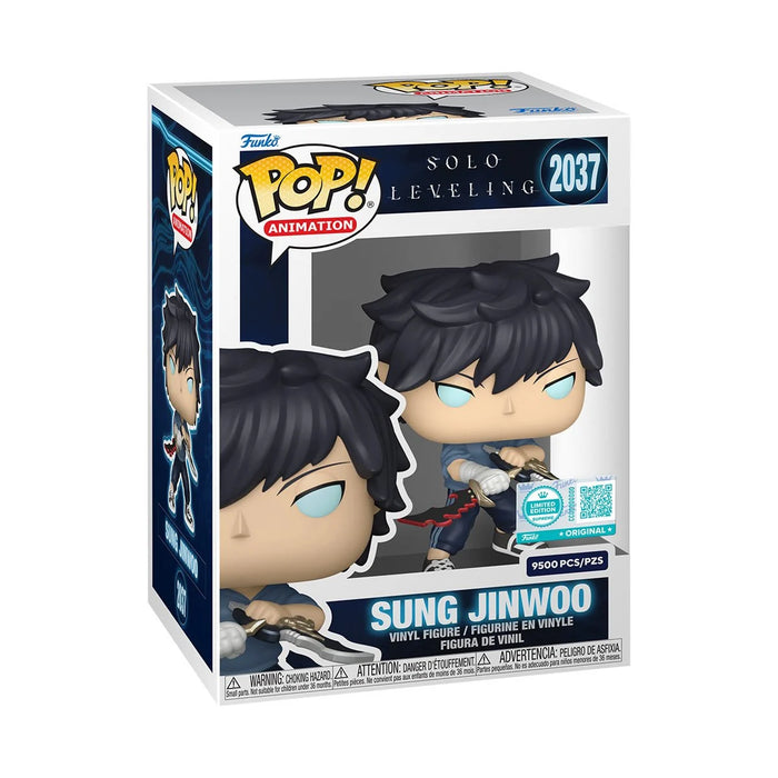 Solo Leveling Sung Jinwoo (Upgrade) Funko Pop! Vinyl Figure #2037 9500 PC EE Exclusive