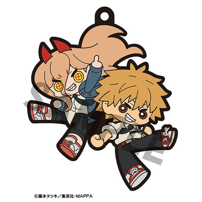 Chainsaw Man Rubber Mascot Keychain Blind box