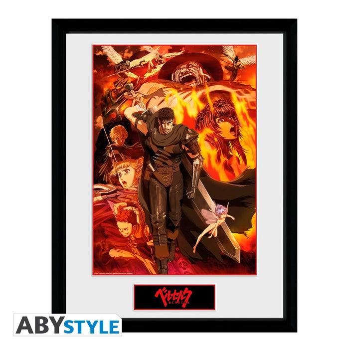 Berserk Collage Framed Print