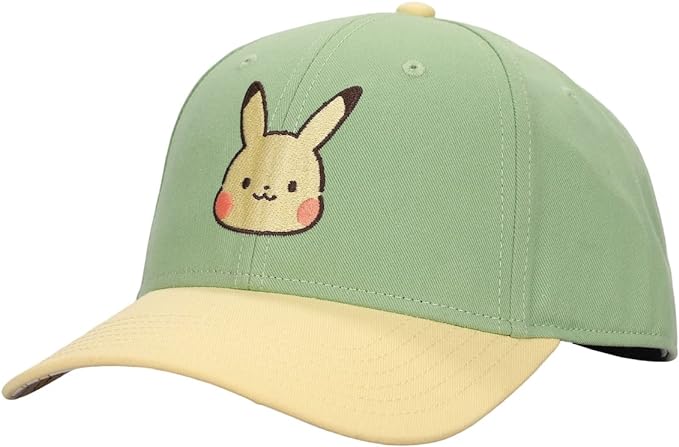 Pikachu Chibi Embroidered Contrast Hat