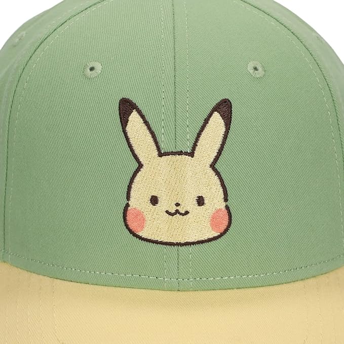 Pikachu Chibi Embroidered Contrast Hat