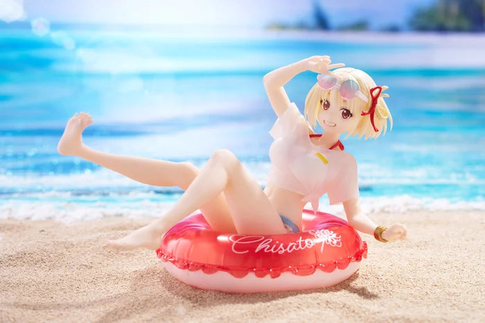 Lycoris Recoil Chisato Nishikigi Aqua Float Figure