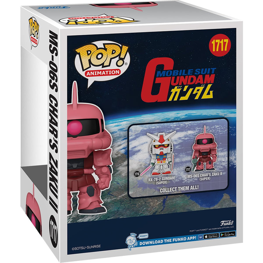 Mobile Suit Gundam MS-06S Char’s Zaku II Super 6 1/4-Inch Funko Pop! Vinyl Figure #1717 | Anime Figure | Neko Alley Anime