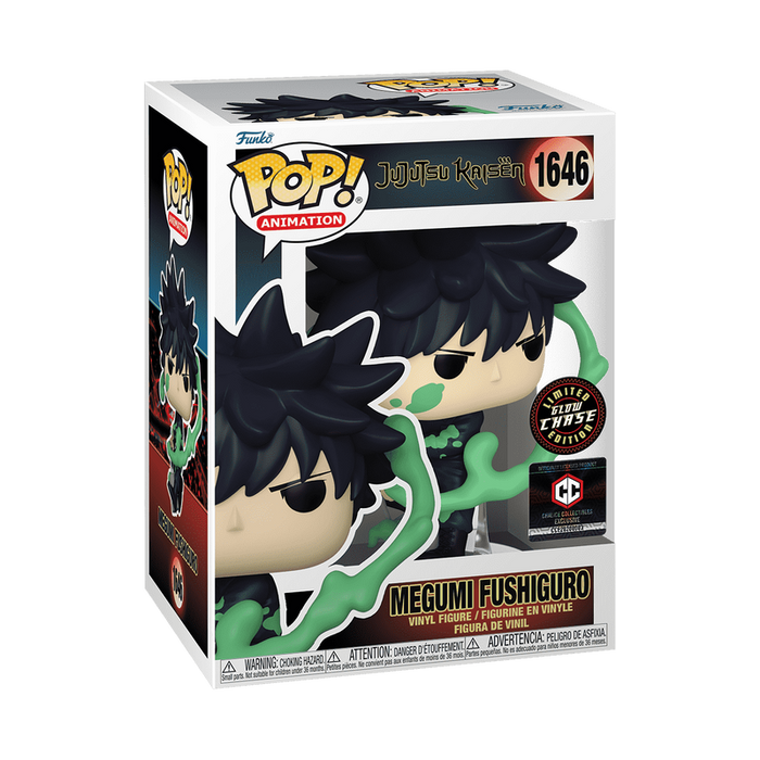 Jujutsu Kaisen Megumi Fushiguro Chase Funko Pop! Vinyl Figure CC Exclusive #1646
