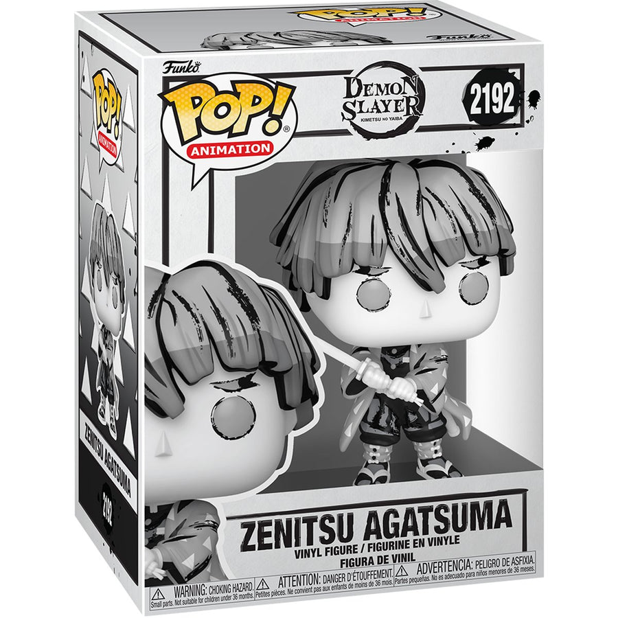 Demon Slayer Zenitsu Agatsuma Sumi-Ink Funko Pop! Vinyl Figure #2192 | Anime Figure | Neko Alley Anime
