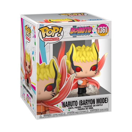 Boruto: Naruto Next Generations Naruto (Baryon Mode) Super 6-Inch Funko Pop! Vinyl Figure #1361