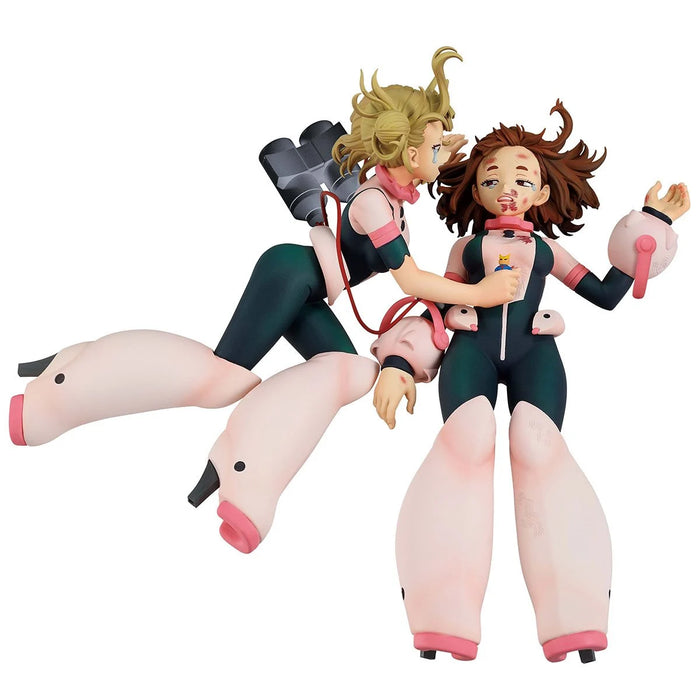 My Hero Academia Ochaco Uraraka vs Himiko Toga On Top Of Happiness Ichibansho Revible Moment Statue