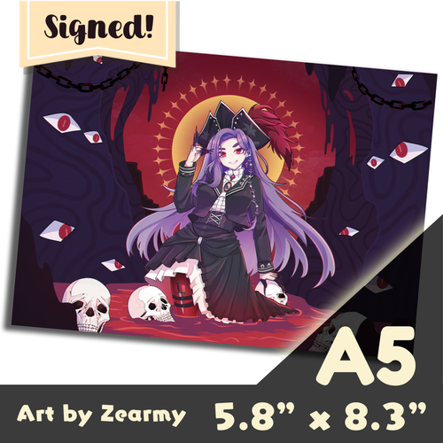 Full Blooded A5-size Print (autographed) | Anime Poster | Neko Alley Anime