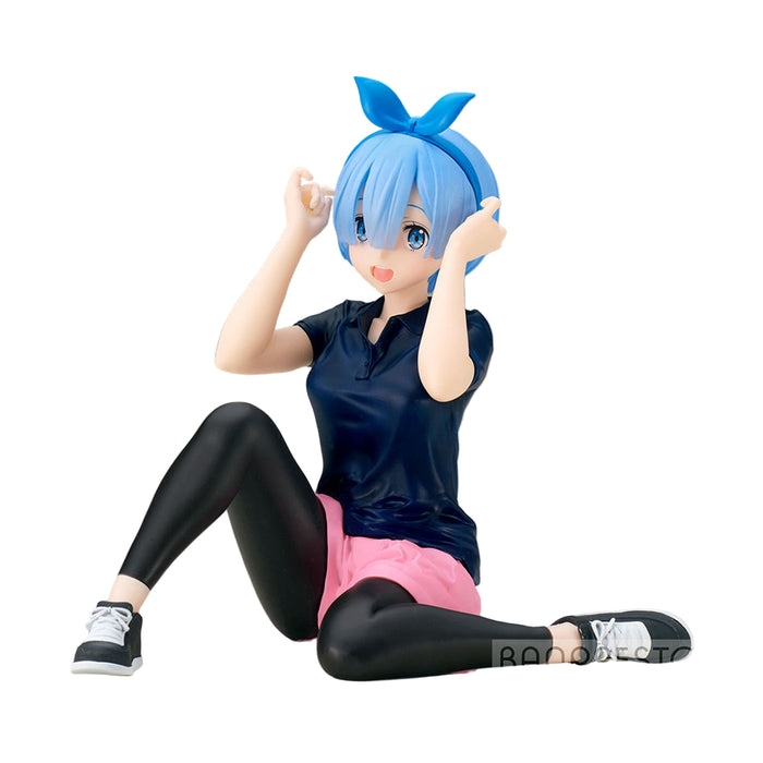 Re:Zero - Starting Life in Another World Rem Training Relax Time Figure