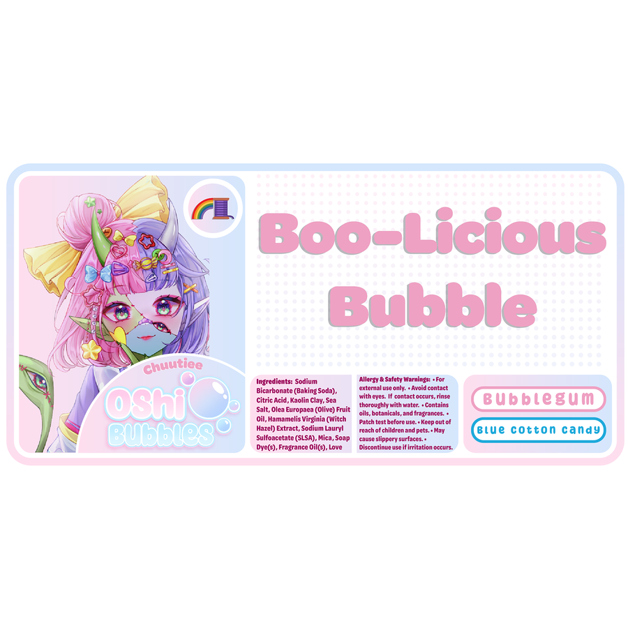 Chuutie's Boo-licious Bubble | Anime Bath Bomb | Neko Alley Anime