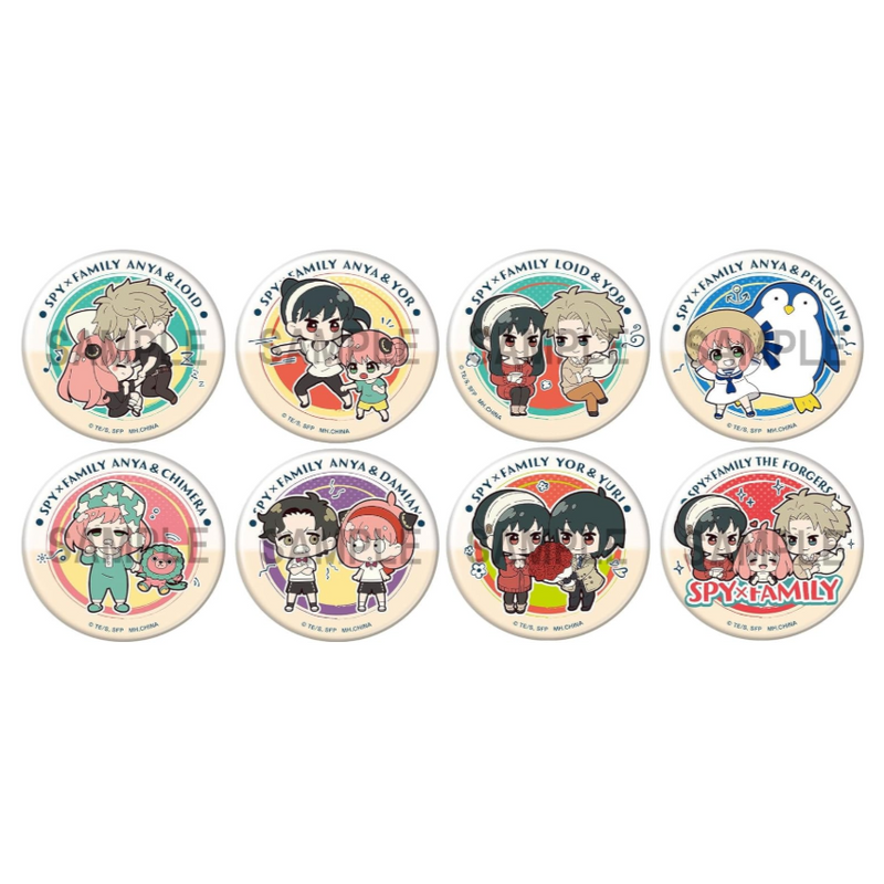 Spy X Family Metal Badge Blind Box | Anime Pin | Neko Alley Anime