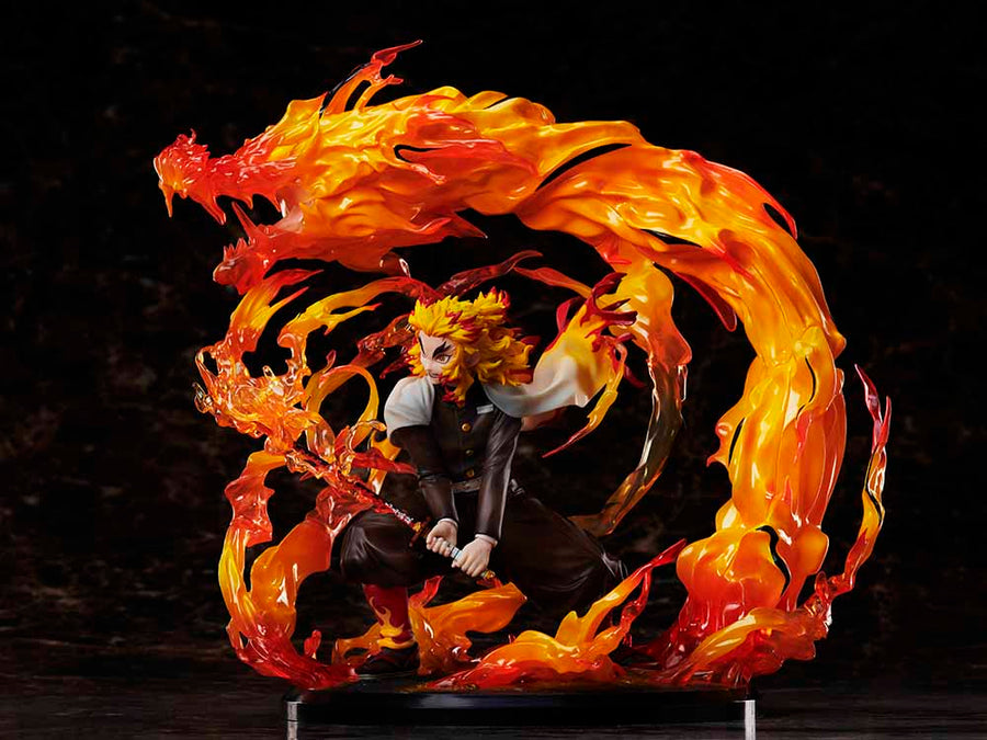 Demon Slayer Kyojuro Rengoku Flame Breathing 1/8 Scale Figure | Anime Figure | Neko Alley Anime