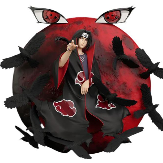 Naruto: Shippuden Itachi Uchiha 1/8 Scale Wall Statue