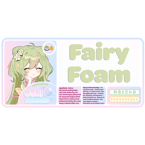 Inanna's Fairy Foam | Anime Bath Bomb | Neko Alley Anime