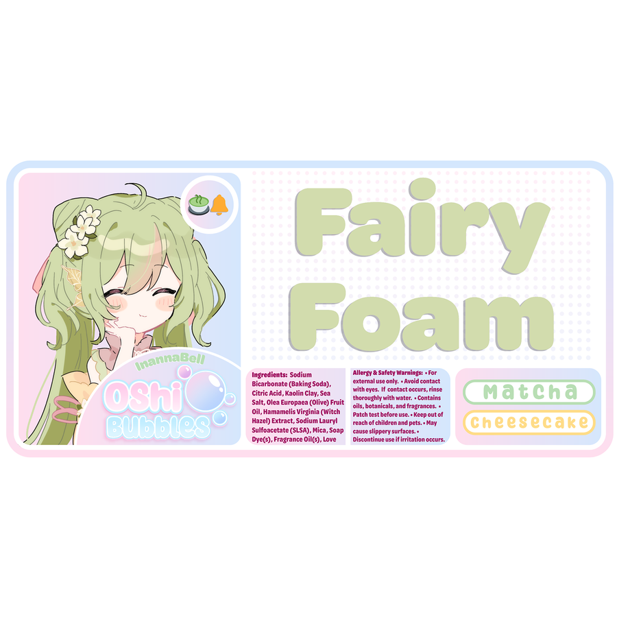 Inanna's Fairy Foam | Anime Bath Bomb | Neko Alley Anime
