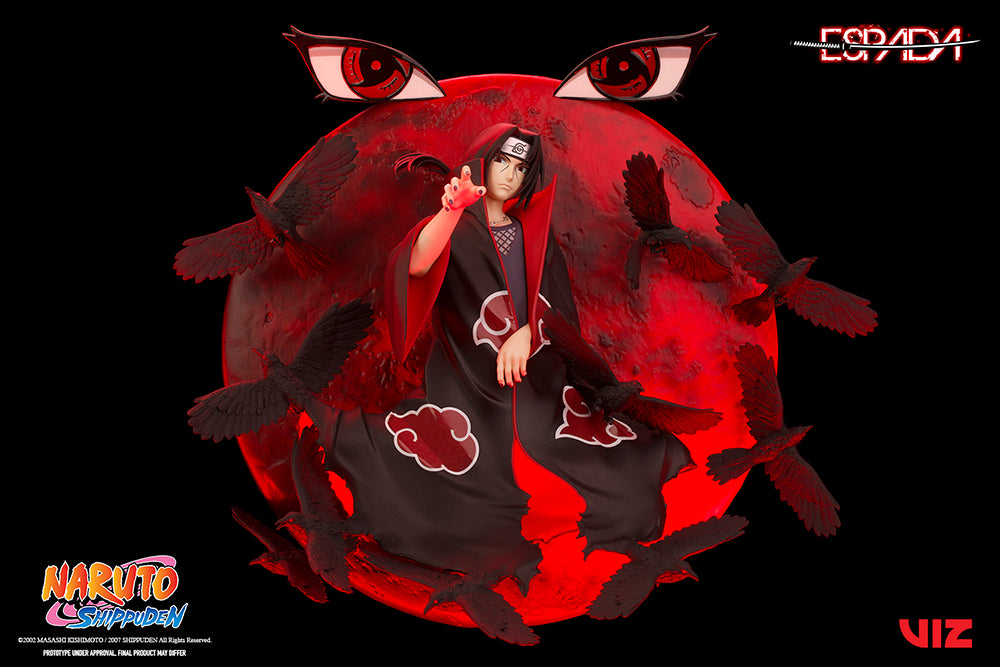 Naruto: Shippuden Itachi Uchiha 1/8 Scale Wall Statue