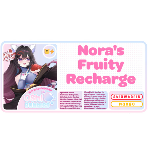 Nora's Fruity Recharge | Anime Bath Bomb | Neko Alley Anime