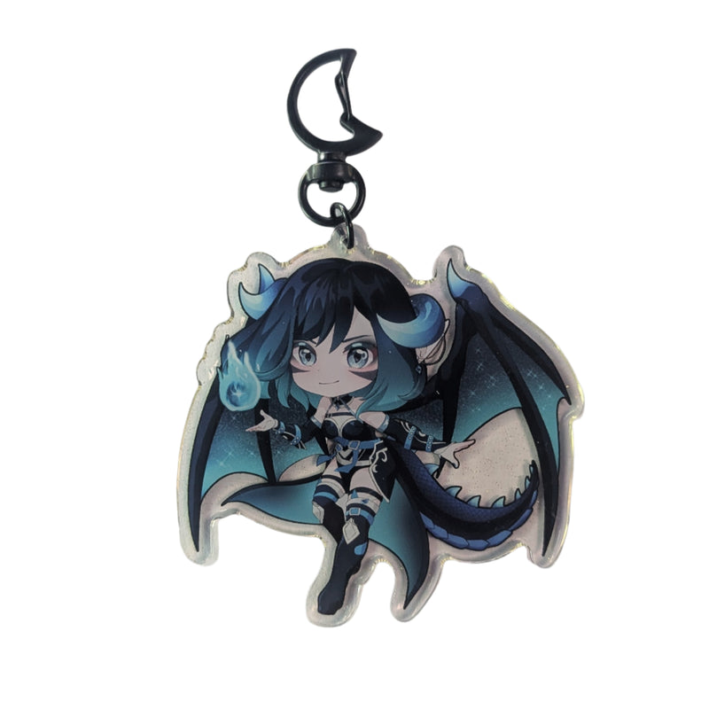 Kitsu Moonvale Dragon Keychain | Anime Key Chain | Neko Alley Anime